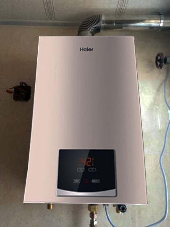 海尔（Haier）13升天燃气热水器 水气双调恒温 智能变升专利富氧蓝焰节能 开机自检多重安防JSQ25,第4张