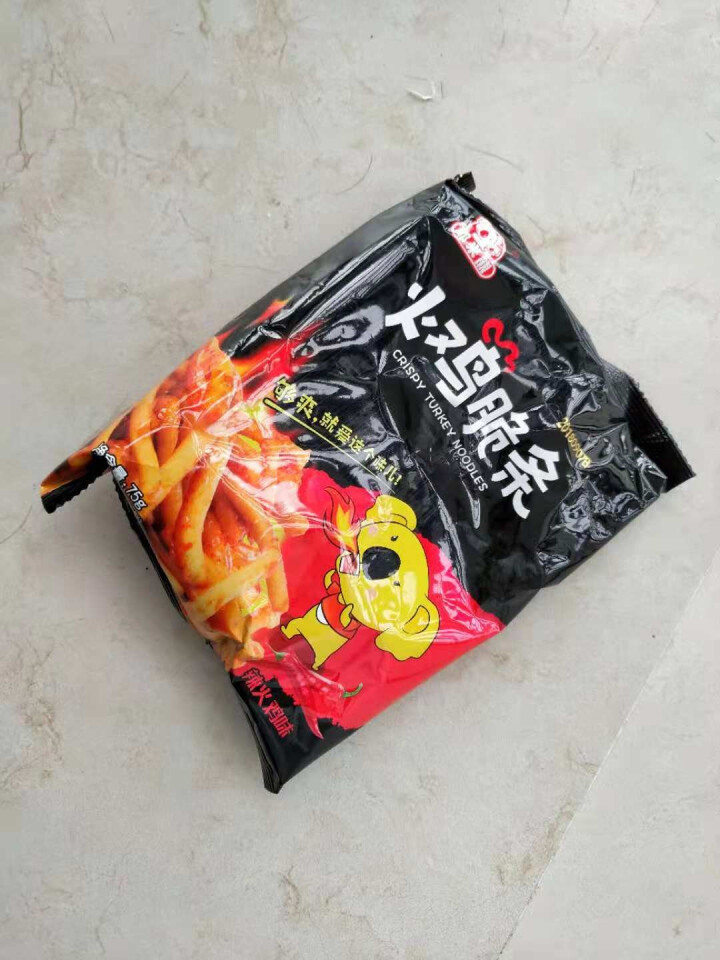 耶米熊 火鸡脆条75g 休闲零食膨化小吃脆条薯条休闲零食小吃 薯条虾条 香辣味怎么样，好用吗，口碑，心得，评价，试用报告,第2张