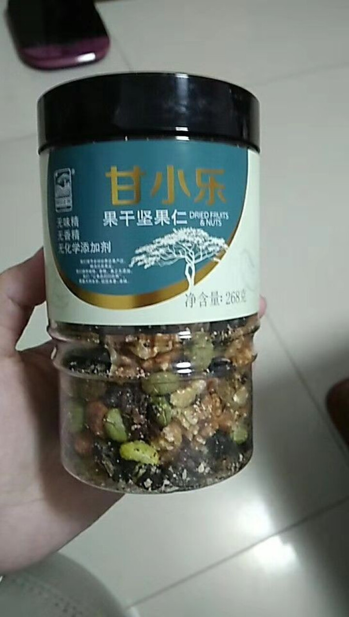 阿甘正馔 休闲零食 坚果混合每日坚果仁炒货 甘小乐268g/罐怎么样，好用吗，口碑，心得，评价，试用报告,第2张