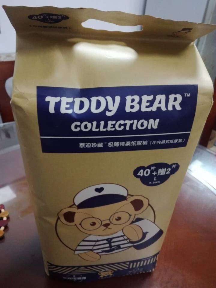 泰迪珍藏（Teddy Bear Collection）极薄特柔拉拉裤 拉拉裤L42片 通用怎么样，好用吗，口碑，心得，评价，试用报告,第2张