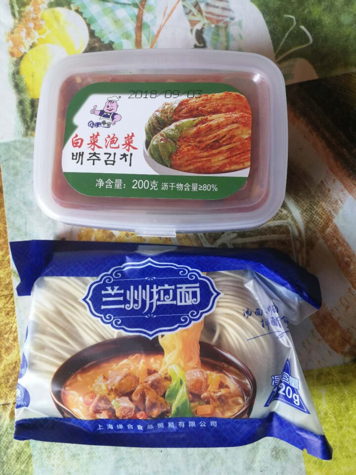 小肥食品白菜泡菜200g辣白菜韩式泡菜腌制咸菜开味下饭菜 小肥泡菜1盒怎么样，好用吗，口碑，心得，评价，试用报告,第2张