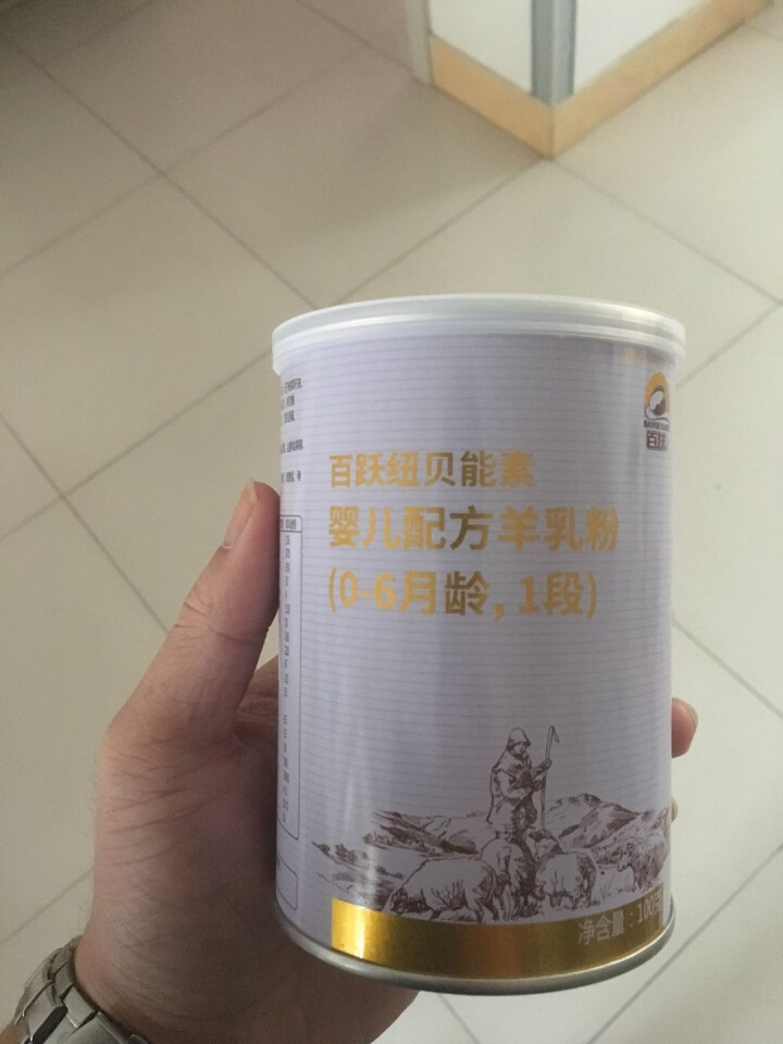 【官方旗舰店】百跃纽贝能素1段婴儿配方羊乳粉100g （0,第2张