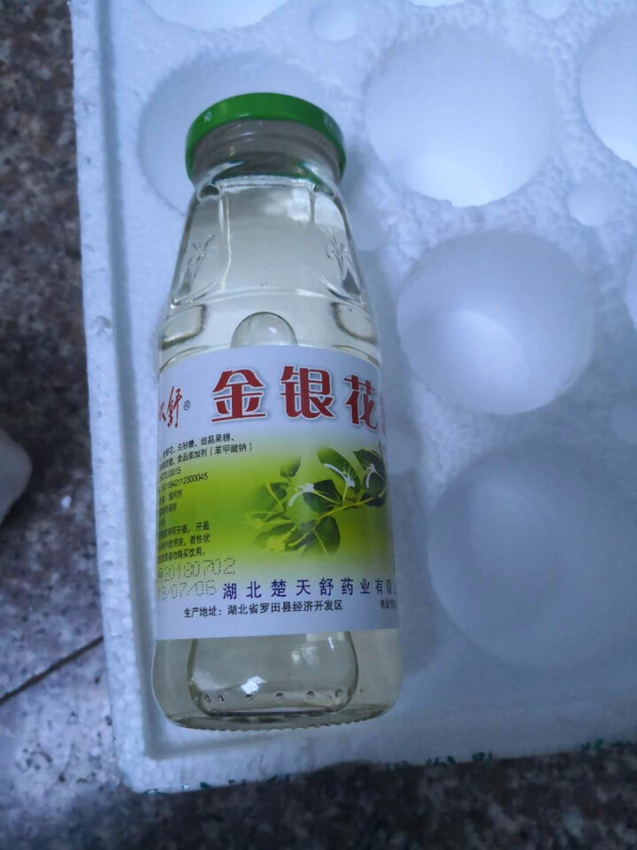 楚天舒 金银花露 含糖型四季饮品 植物饮料 金银花露饮料 340ml*12瓶怎么样，好用吗，口碑，心得，评价，试用报告,第4张