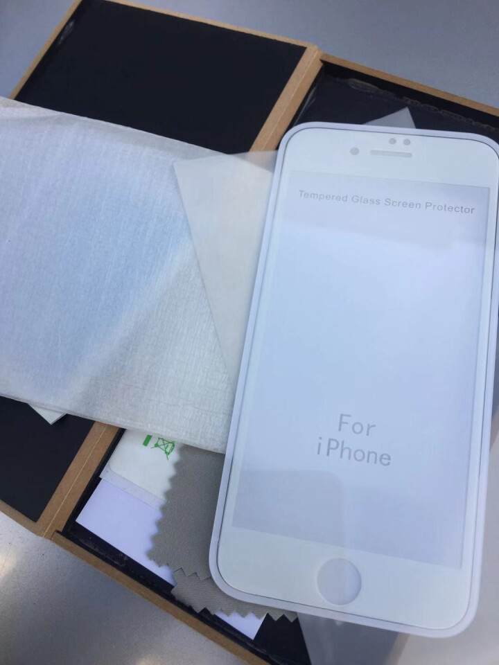 【蓝宝石镀晶】苹果8/7/6s玻璃膜 iPhone8/7/6/6s Plus钢化膜 全屏覆盖手机贴膜 iPhone7/8,第2张