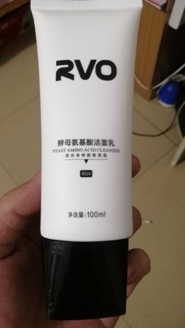 RVO洗面奶 氨基酸洁面乳100ml（温和洁面 深层清洁 氨基酸系 敏感肌 洗面奶 男女适用 ） 白色怎么样，好用吗，口碑，心得，评价，试用报告,第3张