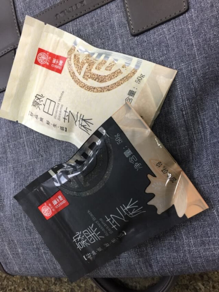 崔字牌熟黑白芝麻无添加无染色无草籽我沙子开袋即食2*50g装怎么样，好用吗，口碑，心得，评价，试用报告,第3张