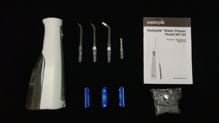 洁碧（Waterpik）家用便携手持冲牙器/水牙线/洗牙器/洁牙机 非电动牙刷 干电池式 WF,第4张