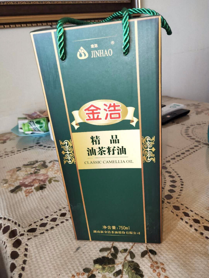 金浩茶油 冷榨精品油茶籽油750ml单支礼盒装怎么样，好用吗，口碑，心得，评价，试用报告,第4张