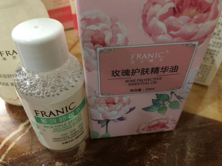 法兰琳卡（FRANIC）粉嫩花苞鲜润护肤品套装补水亮采男女 洗面奶120ml+花苞水160ml+乳液80ml怎么样，好用吗，口碑，心得，评价，试用报告,第4张