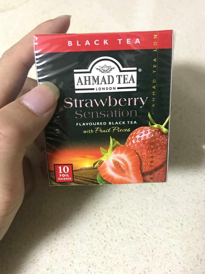 英国亚曼(AHMAD TEA)草莓味红茶 便携袋泡茶包 原装进口2g*10包怎么样，好用吗，口碑，心得，评价，试用报告,第2张