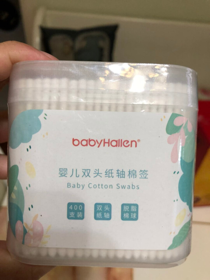 小哈伦（baby hallen）婴儿棉签 新生儿双头棉签 宝宝肚脐清洁棉签 儿童掏耳螺旋头棉签 610支怎么样，好用吗，口碑，心得，评价，试用报告,第4张