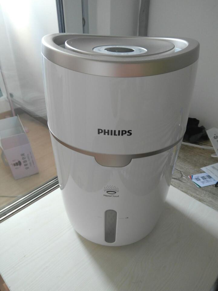 飞利浦（PHILIPS）加湿器 上加水 自动湿度设置 纳米无雾恒湿 静音卧室办公室家用加湿 HU4816/00怎么样，好用吗，口碑，心得，评价，试用报告,第2张