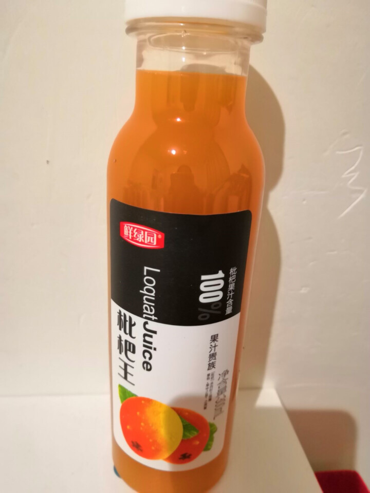 鲜绿园 枇杷汁100%枇杷王枇杷原浆果汁饮料大瓶饮料300ml 单瓶装试饮活动怎么样，好用吗，口碑，心得，评价，试用报告,第4张