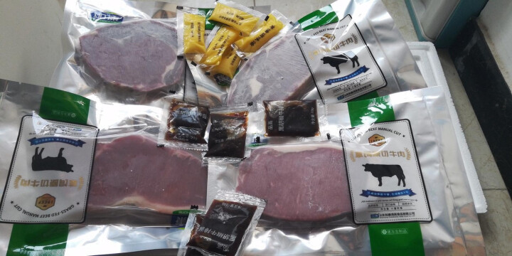 【满199减100】如康原切牛排套餐 西冷眼肉牛排 生鲜牛肉 牛排套餐怎么样，好用吗，口碑，心得，评价，试用报告,第3张