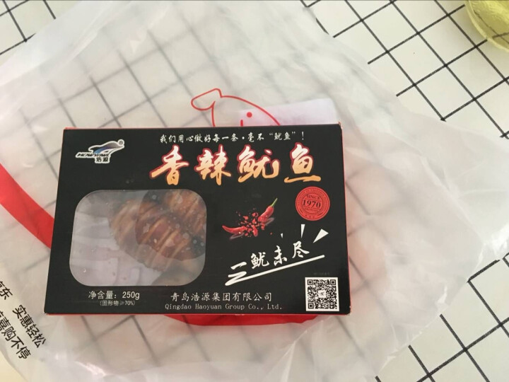 浩源 冷冻香辣鱿鱼 250g 盒装 海鲜水产 微波加热即食怎么样，好用吗，口碑，心得，评价，试用报告,第2张