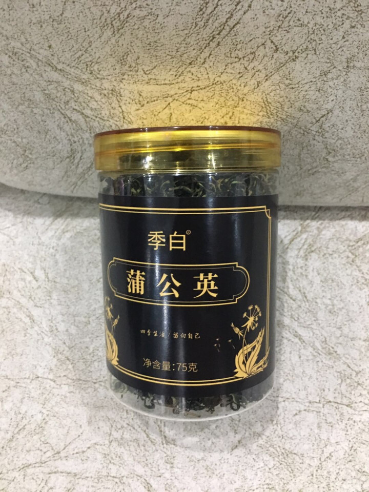 【买2送1同款】季白 茶叶 花草茶 蒲公英茶花茶 婆婆丁蒲公英根叶茶 75g/罐怎么样，好用吗，口碑，心得，评价，试用报告,第2张