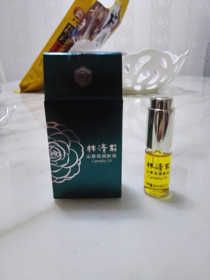 林清轩 山茶花润肤油升级版豪华旅行装3ml 滋养修复皮肤屏障怎么样，好用吗，口碑，心得，评价，试用报告,第4张