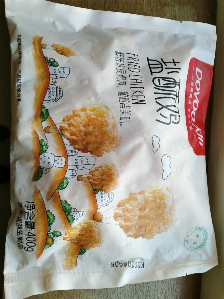 大用食品 盐酥鸡块 400g/袋 台湾原味鸡米花 原切鸡肉块 炸鸡块 休闲零食 速冻食品怎么样，好用吗，口碑，心得，评价，试用报告,第2张