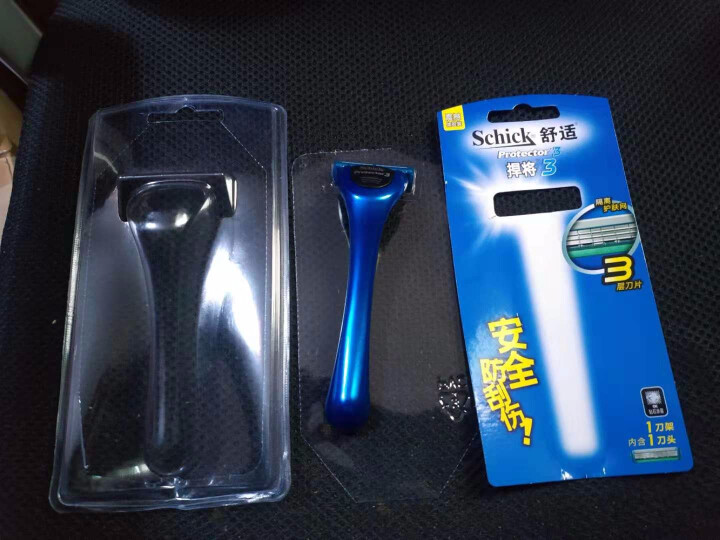 舒适（Schick）悍将3Protector3D钻石捍将3手动剃须刀刮胡刀 替换刀头刀片 1刀柄1刀头怎么样，好用吗，口碑，心得，评价，试用报告,第3张