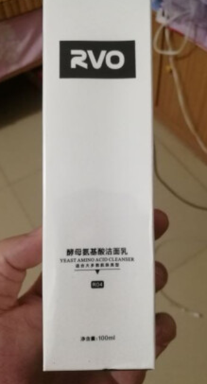 RVO洗面奶 氨基酸洁面乳100ml（温和洁面 深层清洁 氨基酸系 敏感肌 洗面奶 男女适用 ） 白色怎么样，好用吗，口碑，心得，评价，试用报告,第2张