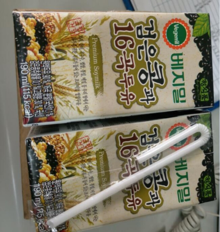 韩国进口 倍吉美尔16谷物黑豆豆奶营养豆乳 190ml*2（体验装）怎么样，好用吗，口碑，心得，评价，试用报告,第3张