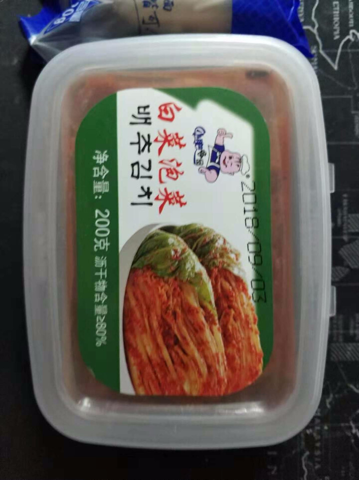 小肥食品白菜泡菜200g辣白菜韩式泡菜腌制咸菜开味下饭菜 小肥泡菜1盒怎么样，好用吗，口碑，心得，评价，试用报告,第2张