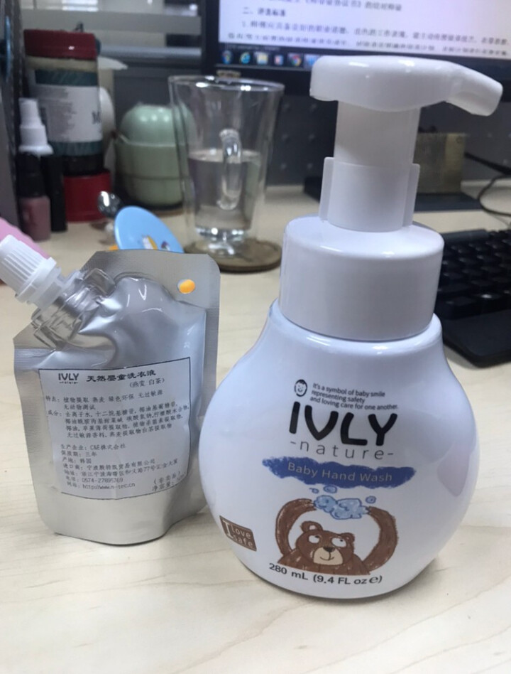 原装韩国进口IVLY nature婴幼儿童宝宝泡沫型 植物配方清洗洗手液 280ml 280ml洗手液怎么样，好用吗，口碑，心得，评价，试用报告,第3张