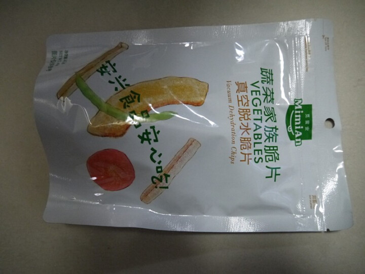 觅蜜安 蔬菜家族脆片 非油炸 真空脱水果蔬干 休闲零食 蔬菜家族脆片40g*2袋怎么样，好用吗，口碑，心得，评价，试用报告,第3张