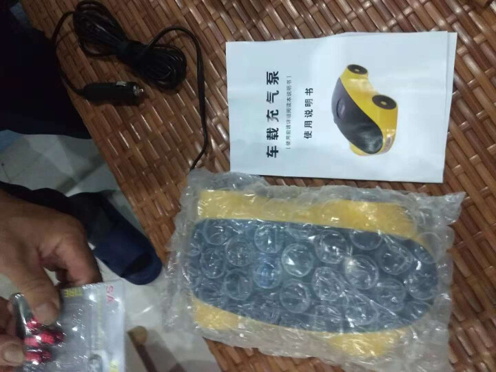 舒帝卡汽车载充气泵应急轮胎打气筒汽车篮球皮划艇用数显冲气12v小轿车大功率胎小型迷你压预设便携式气棒 数显款,第3张