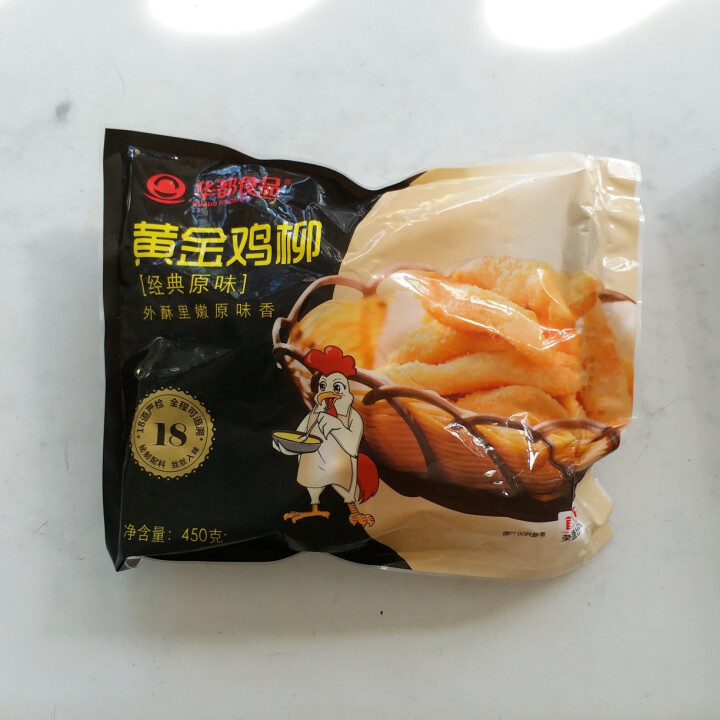 华都食品 无骨鸡柳 450g/袋 黄金鸡柳 调味鸡胸肉怎么样，好用吗，口碑，心得，评价，试用报告,第2张