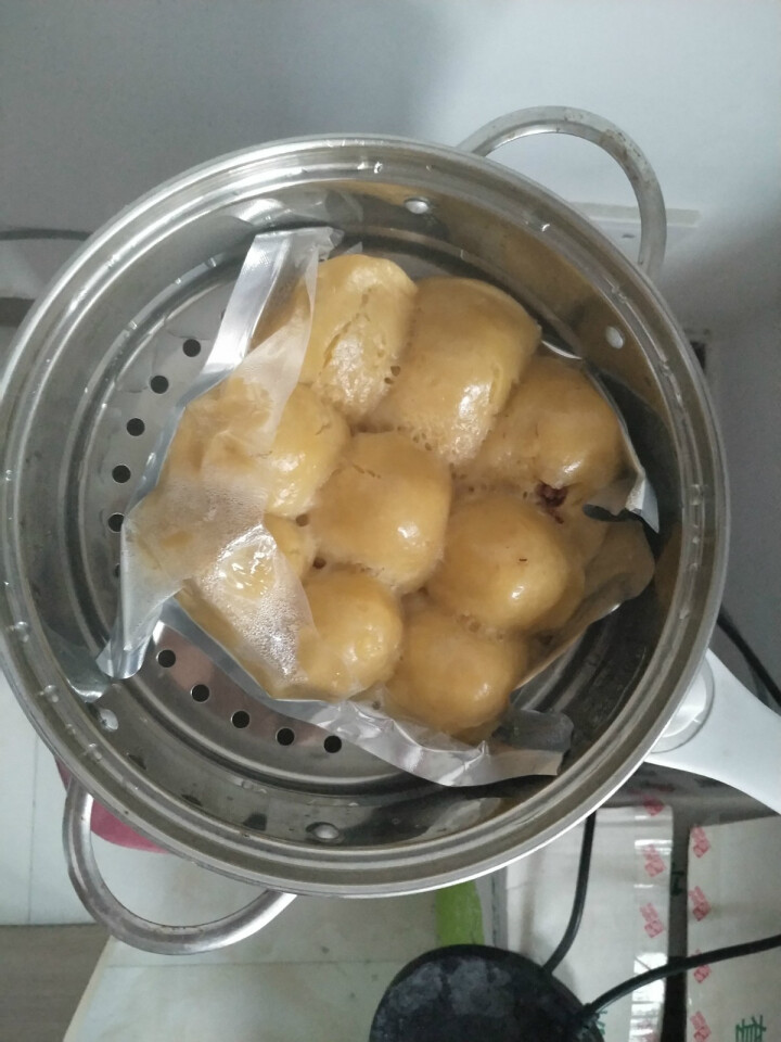 【梨树馆】东北特产粘豆包年糕黏豆包手工真空装 白豆包500g怎么样，好用吗，口碑，心得，评价，试用报告,第4张