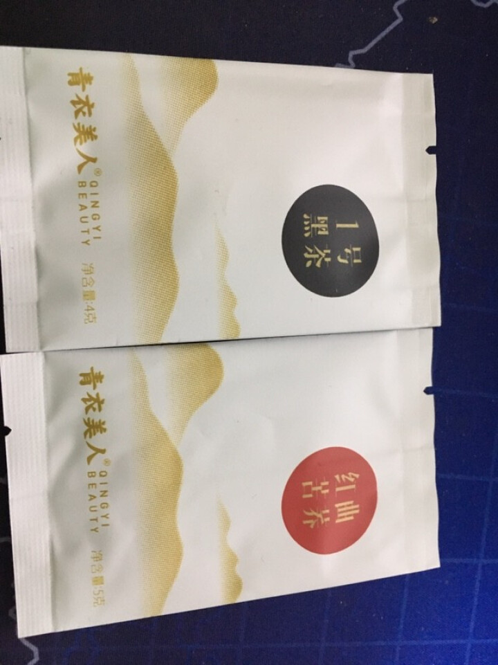 青衣美人红曲苦荞 全胚芽黑苦荞 苦荞茶叶代用茶 健康茶养生茶 品尝袋5g*1袋怎么样，好用吗，口碑，心得，评价，试用报告,第2张