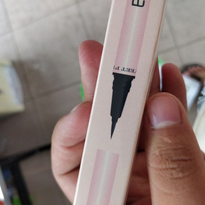 粉色安琪呆萌熊猫眼线笔1.0ml（防水不晕染 防汗 不脱色 持久 内眼线 硬头铅笔 初学者 正品 ） 黑色怎么样，好用吗，口碑，心得，评价，试用报告,第3张