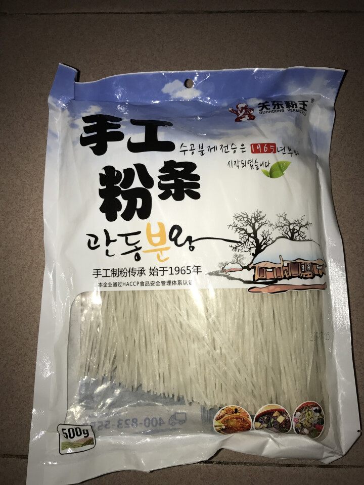 关东粉王  手工无添加 粉条 500g/袋怎么样，好用吗，口碑，心得，评价，试用报告,第2张