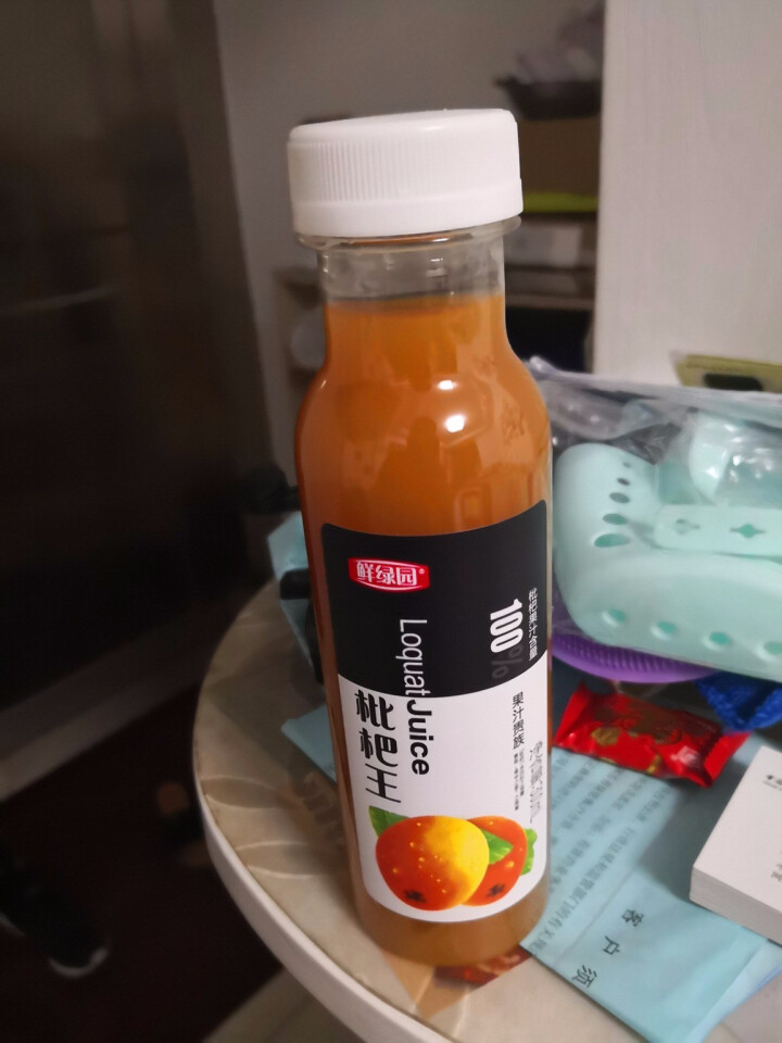 鲜绿园 枇杷汁100%枇杷王枇杷原浆果汁饮料大瓶饮料300ml 单瓶装试饮活动怎么样，好用吗，口碑，心得，评价，试用报告,第3张