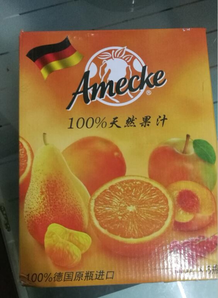 爱美可（Amecke）德国原装进口 100%鲜榨果肉橙汁果汁 1L*6瓶整箱装果汁饮料 京东包邮怎么样，好用吗，口碑，心得，评价，试用报告,第2张