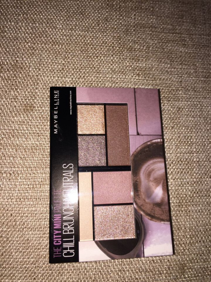 美宝莲 MAYBELLINE 纽约时刻迷你眼影盘 慵懒时刻 6.1g（彩妆 眼影 多色 眼影盘）怎么样，好用吗，口碑，心得，评价，试用报告,第3张