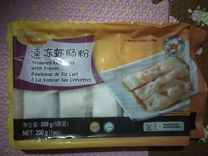 亚洲优选（Asian Choice）速冻虾肠粉 200g（5条装 广式早点 港式早餐） 200g怎么样，好用吗，口碑，心得，评价，试用报告,第2张