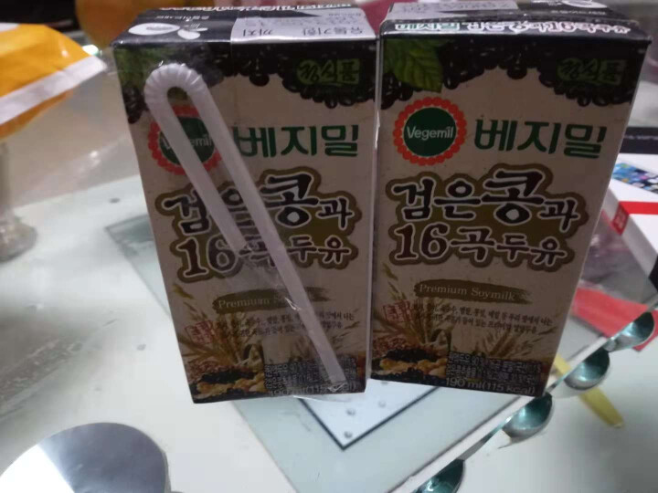 韩国进口 倍吉美尔16谷物黑豆豆奶营养豆乳 190ml*2（体验装）怎么样，好用吗，口碑，心得，评价，试用报告,第2张