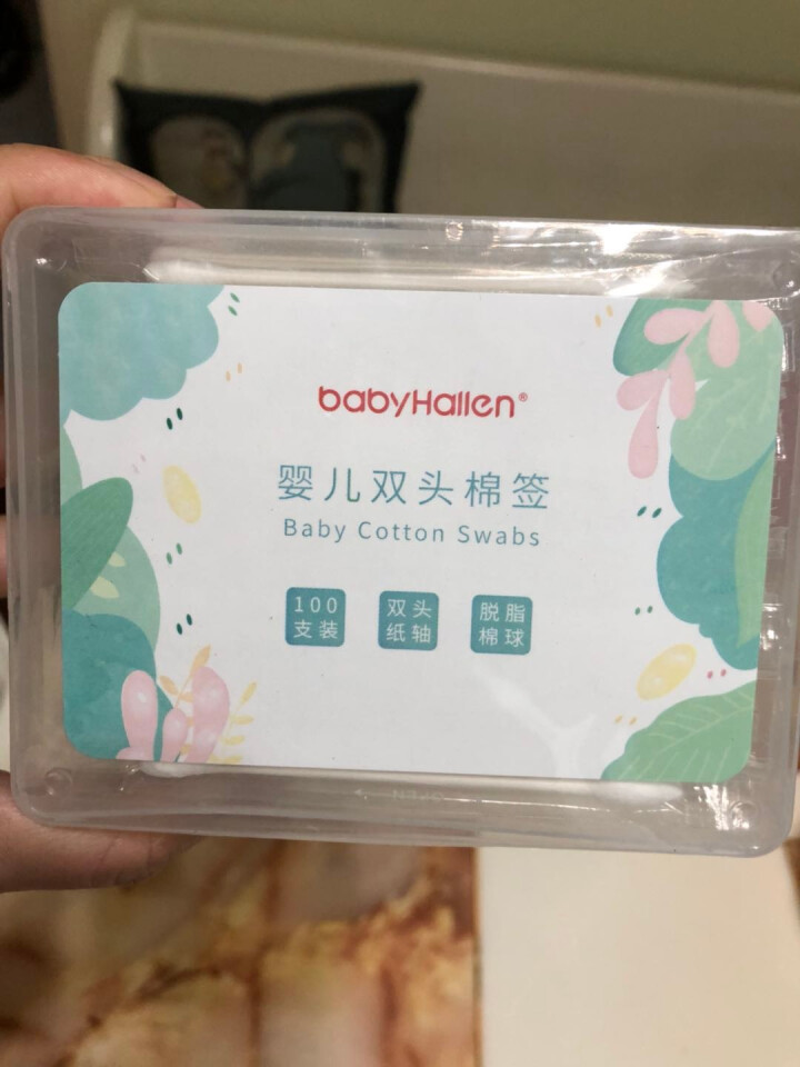 小哈伦（baby hallen）婴儿棉签 新生儿双头棉签 宝宝肚脐清洁棉签 儿童掏耳螺旋头棉签 610支怎么样，好用吗，口碑，心得，评价，试用报告,第3张