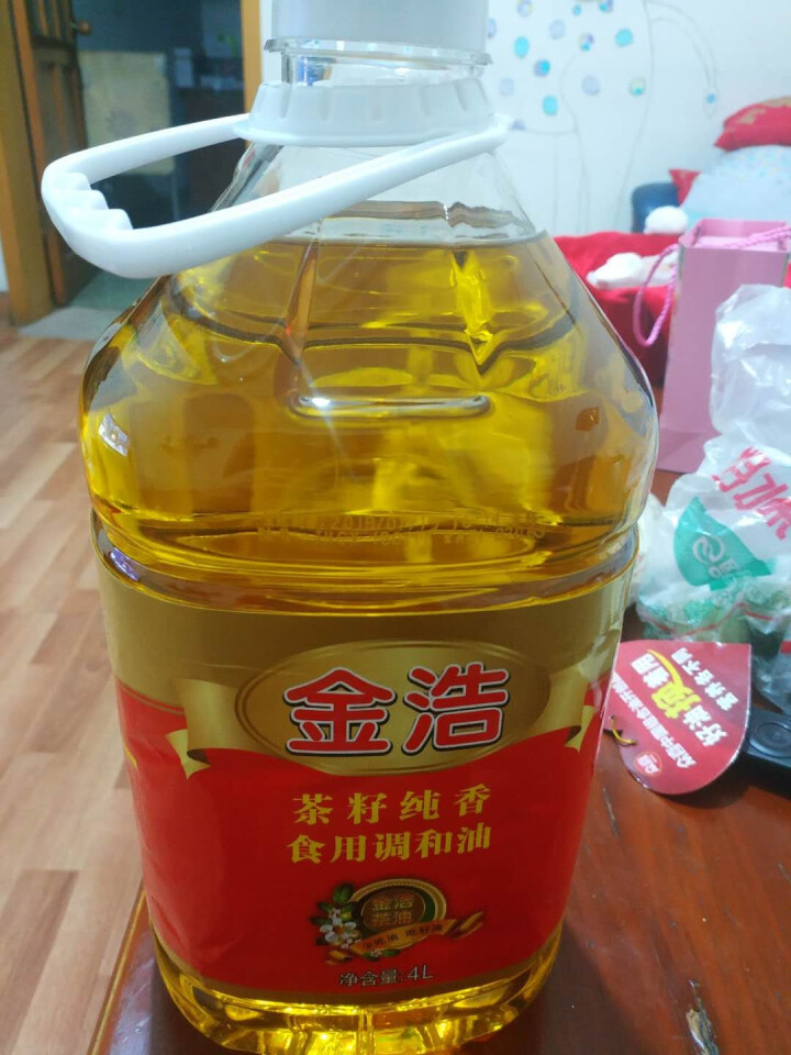 金浩 茶籽纯香食用调和油 非转基因 食用油 家庭装 4L怎么样，好用吗，口碑，心得，评价，试用报告,第4张