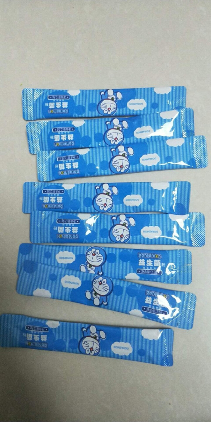 哆啦A梦（Doraemon）儿童益生菌粉进口菌株2.5g每条300亿活菌8条装怎么样，好用吗，口碑，心得，评价，试用报告,第4张