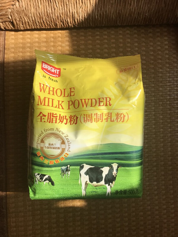 光明奶粉【官方旗舰店】新西兰原装进口全脂奶粉500g袋装 全脂高钙成人奶粉怎么样，好用吗，口碑，心得，评价，试用报告,第2张