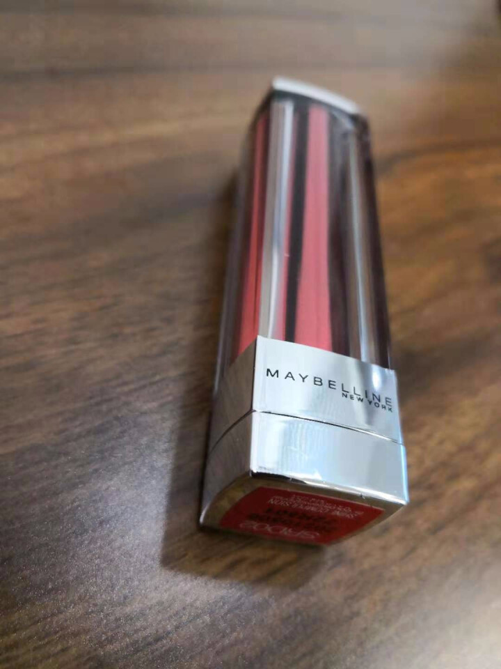 美宝莲（MAYBELLINE）绝色持久唇膏纵情耀系列SRD02 3g（小灯管 水红色 玻璃唇 绝色持久保湿）怎么样，好用吗，口碑，心得，评价，试用报告,第4张