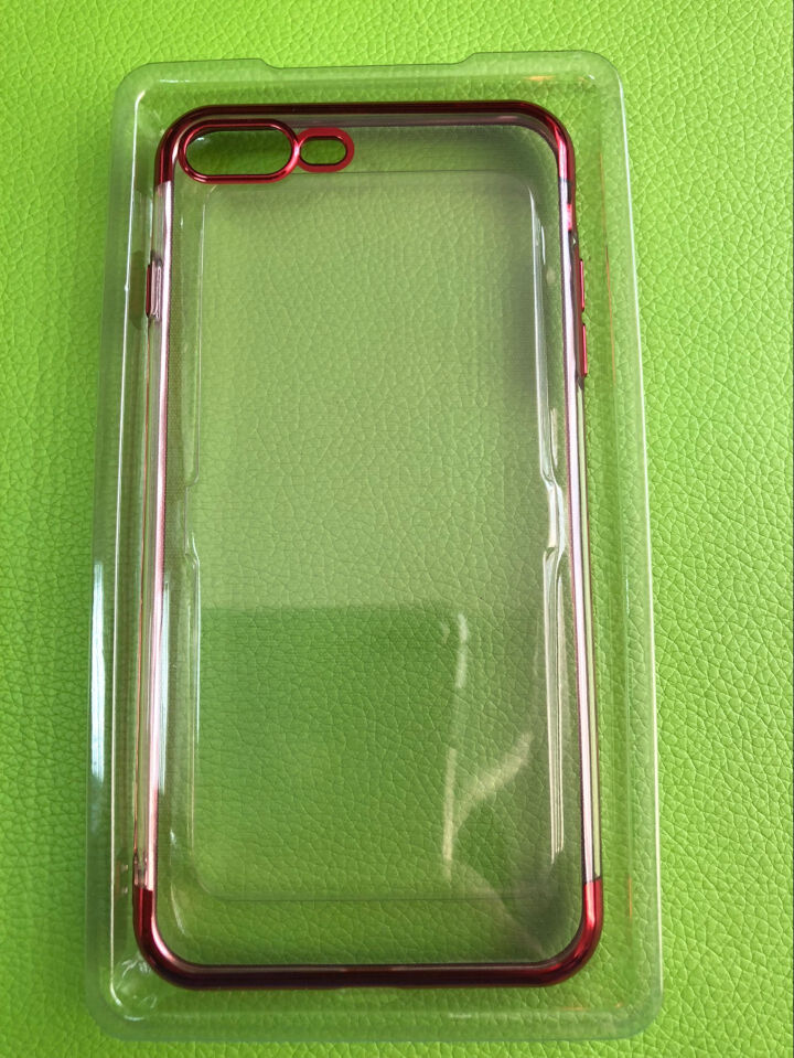 恒进 苹果iphone6s手机壳6Plus套7硅胶8plus透明电镀女潮男p软胶外壳防摔全包超薄 中国红 iphone7plus/8plus怎么样，好用吗，口碑,第2张