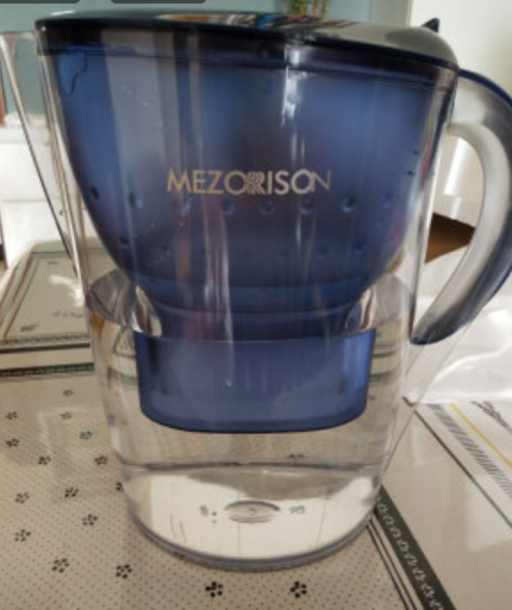 美莊臣（MEZORRISON） 净水壶家用净水器滤水壶便携净水杯软化水质 蓝色3.5L（1壶1芯）怎么样，好用吗，口碑，心得，评价，试用报告,第2张