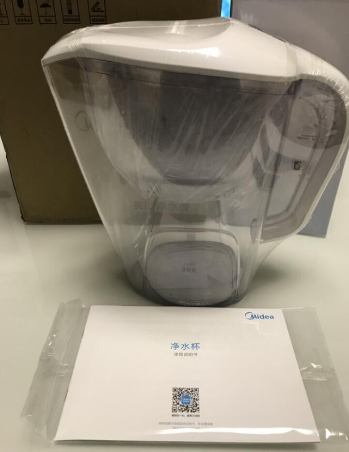 美的（Midea）净水壶滤水壶家用净水器厨房自来水非直饮过滤机器便携净水杯 白色QC1651A怎么样，好用吗，口碑，心得，评价，试用报告,第3张