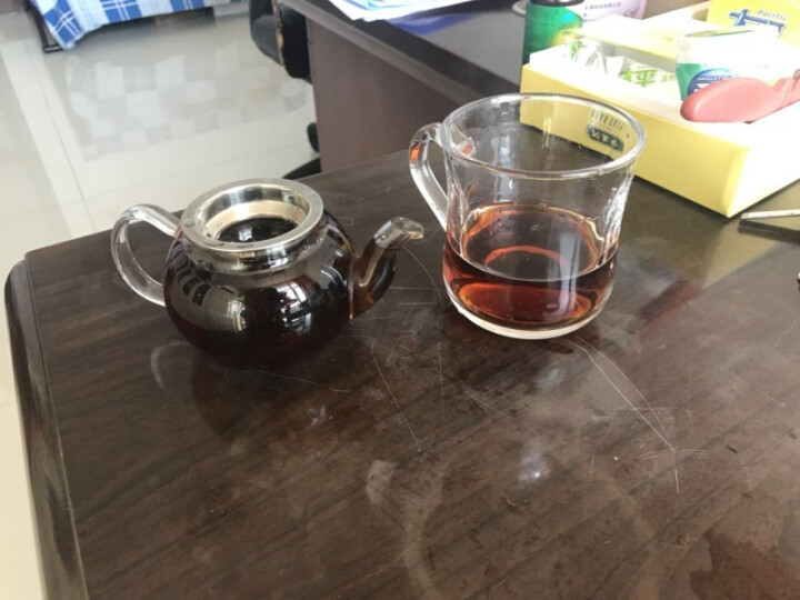 之洲堂 静 哀牢山古树普洱茶熟茶饼特级熟普茶叶茶礼礼盒装200克怎么样，好用吗，口碑，心得，评价，试用报告,第3张