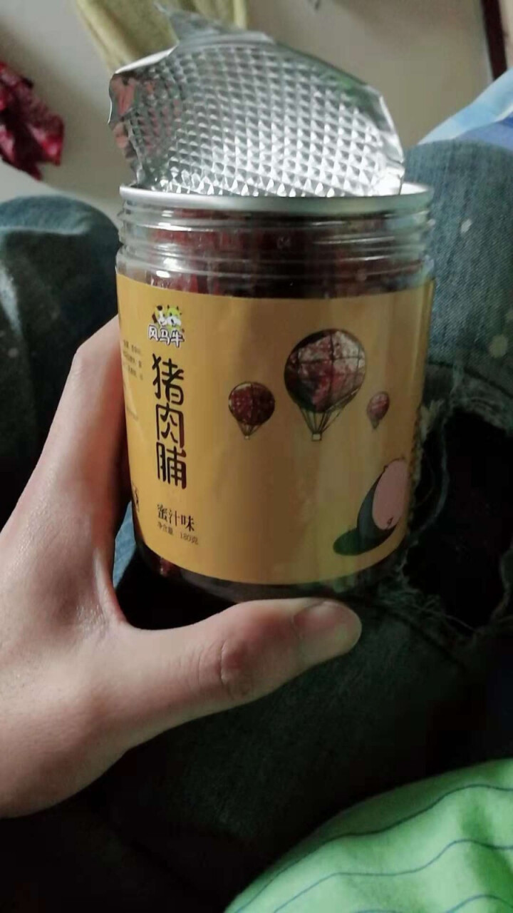 风马牛 肉干肉脯休闲零食猪肉脯靖江特产2018新款 360g/2罐 蜜汁香辣原味3种口味 1罐蜜汁 1罐香辣怎么样，好用吗，口碑，心得，评价，试用报告,第4张