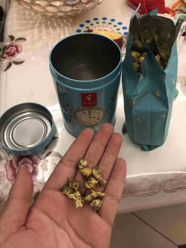 花养花胎菊王正宗桐乡特级野生杭白菊花草茶叶罐装春夏去火清热 正宗胎菊60g怎么样，好用吗，口碑，心得，评价，试用报告,第4张